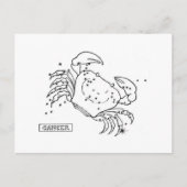 Krebs Postkarte (Vorderseite)