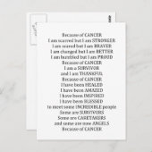 Krebs Postkarte (Vorne/Hinten)