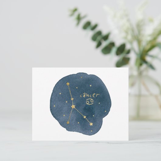 Krebs Postkarte (Stehend Vorderseite)