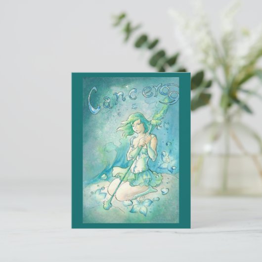 Krebs Postkarte (Stehend Vorderseite)