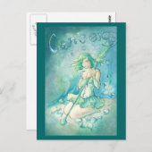 Krebs Postkarte (Vorne/Hinten)