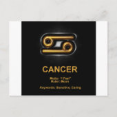 Krebs Postkarte (Vorderseite)