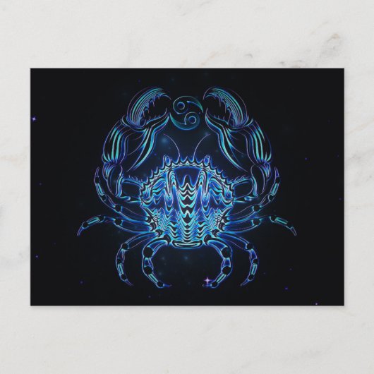 Krebs Postkarte (Vorderseite)