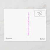 KREBS-Postkarte Postkarte (Rückseite)