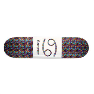 Krebs psychedelisch skateboard