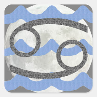 Krebs Quadratischer Aufkleber