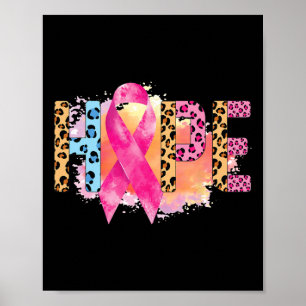Krebs Regenbogen im Oktober tragen wir Pink Hope S Poster