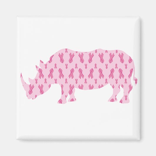 Krebs-Ribbon-Rhino Magnet (Vorne)