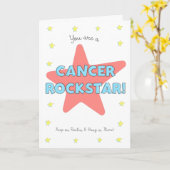 Krebs Rock Star Hang in There bekommen Brunnen Car Karte (Gelbe Blume)