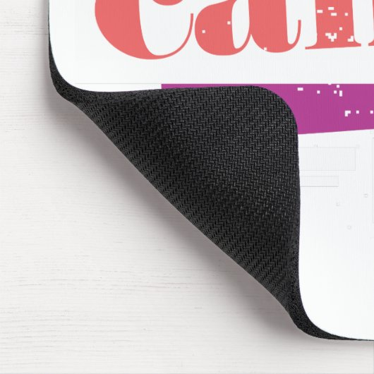 Krebs-Rosa Mousepad (Ecke)