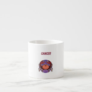 Krebs Rosa, Sternzeichen, Sternzeichen Druck Espressotasse