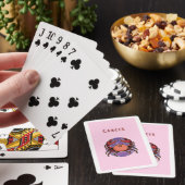 Krebs Rosa, Sternzeichen, Sternzeichen Druck Spielkarten (In Situ)