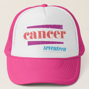 Krebs-Rosa Truckerkappe