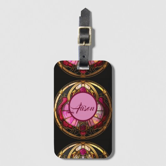 Krebs-Ruby-Strahlung Gepäckanhänger (Vorderseite Vertikal)