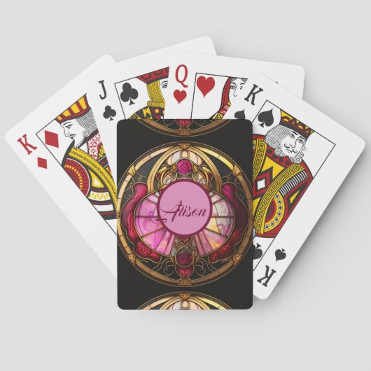Krebs-Ruby-Strahlung Spielkarten (Rückseite)