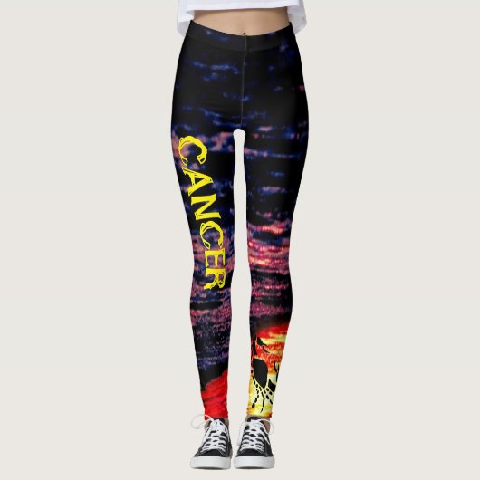 Krebs-Running/Workout/Hangout-Leggings Leggings (Vorderseite)