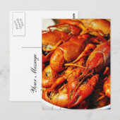 Krebs Scheren Postkarte (Vorne/Hinten)