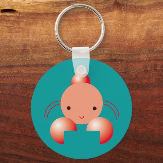 Krebs Schlüsselanhänger (Vorderseite)