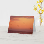 Krebs, schwere Krankheiten Natur Vogelunterstützun Karte (Gelbe Blume)