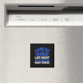 Krebs spät und früh - Weltkrebs Magnet (In Situ (Geschirrspüler))