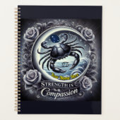 Krebs "Stärke in Mitgefühl" Planer (Vorderseite)