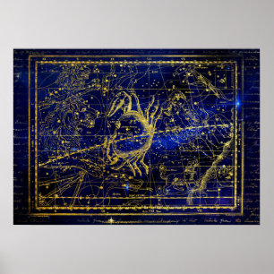 Krebs-Sternbildposter Poster