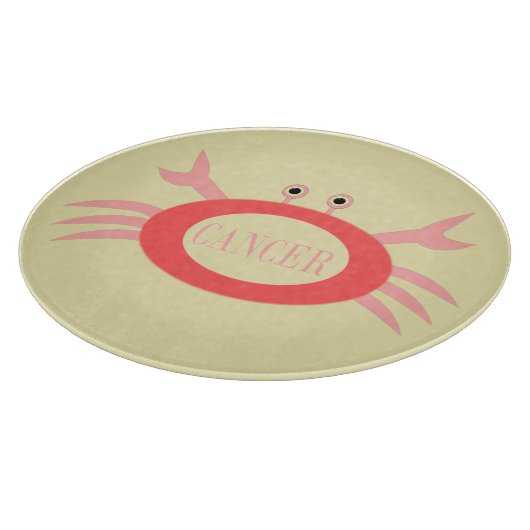 Krebs-Sternchen-Schildkrötenschneider Schneidebrett (Ecke)