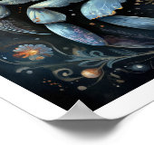 Krebs Sternzeichen Astrologie Himmels- Poster (Ecke)