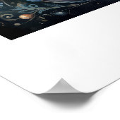 Krebs Sternzeichen Astrologie Name & Geburtstag Poster (Ecke)