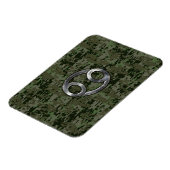 Krebs-Sternzeichen auf der digitalen Camouflage vo Magnet (Linke Seite)