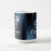 Krebs-Sternzeichen-Glyphe Mond Morphing Tasse (Zentrum)