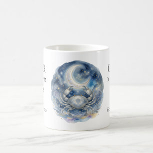 Krebs Sternzeichen Himmels Krebs und Mond Kaffeetasse