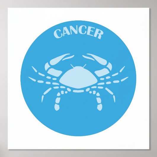 Krebs, Sternzeichen, Horoskop, Astrologie Foliendrucke (Vorderseite)