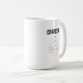 Krebs Sternzeichen Kaffeetasse (VorderseiteRechts)