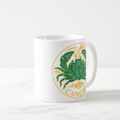 Krebs Sternzeichen Kaffeetasse (VorderseiteRechts)