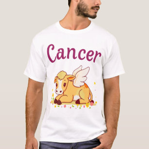 Krebs Sternzeichen Kuh Png, Süßer Krebs T-Shirt