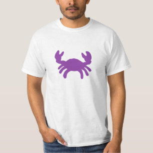 Krebs-Sternzeichen Lila Krabbe – Zodiac-Identität T-Shirt