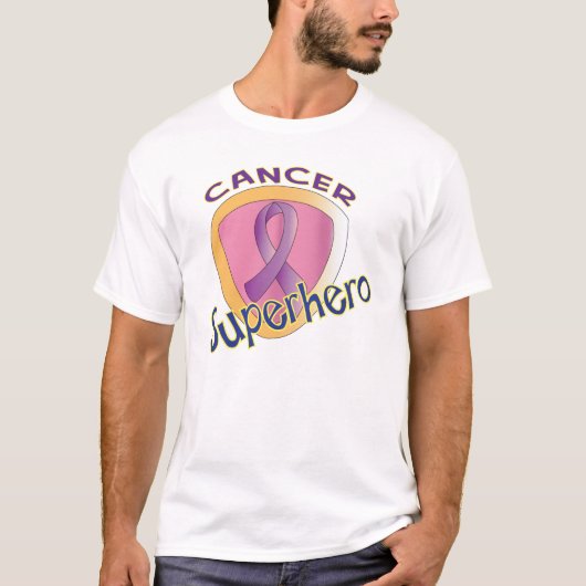 Krebs-Superheld T-Shirt (Vorderseite)