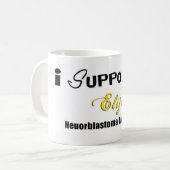 Krebs-Tasse Elijas Neurobalstoma Kaffeetasse (Vorderseite Links)