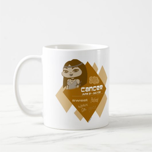 Krebs-Tasse Kaffeetasse (Links)