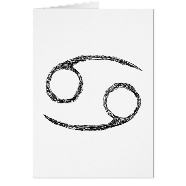 Krebs. Tierkreis-Astrologie-Zeichen (Vorne)