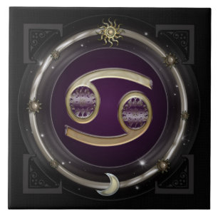 Krebs-Tierkreis-Zeichen Fliese