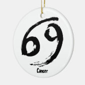 Krebs-Tierkreis-Zeichen Keramikornament (Links)