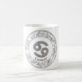 Krebs-Tierkreiszeichen Vintag Kaffeetasse (Mittel)