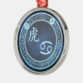 Krebs/Tiger Ornament Aus Metall (Links)