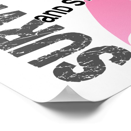 KREBS-Überlebende 1 Poster (Ecke)