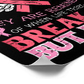 Krebs überlebt meine Narbe erzählt Geschichten Bew Poster (Ecke)