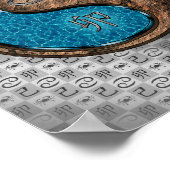 Krebs und Erdkaninchen Poster (Ecke)