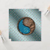 Krebs und Erdschlange Karte (Vorderseite/Rückseite Beispiel)