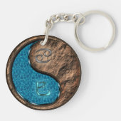 Krebs und Erdschlange Schlüsselanhänger (Rückseite)
